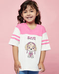 Girls Cotton White Paw Patrol T-shirt