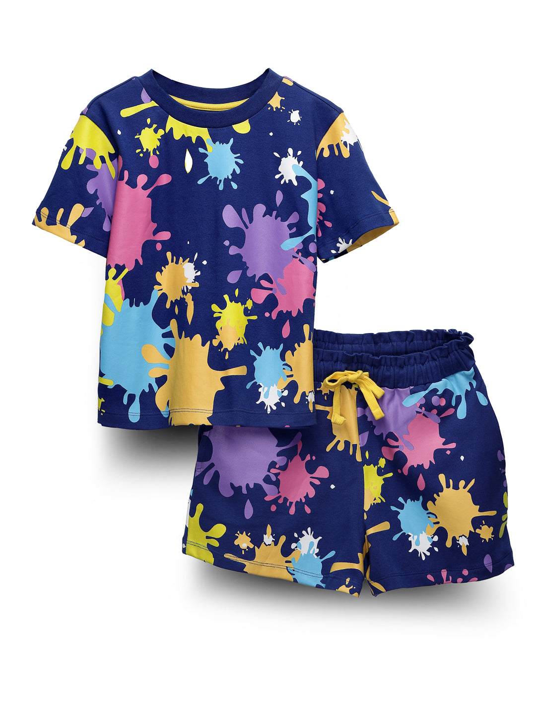 Printed Pajamas AOP Flower Pastel Blue Printed Pajamas AOP Flower Pastel Blue