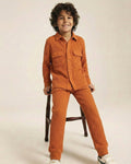 Boys Waffle Full Sleeves Everyday Play Sets