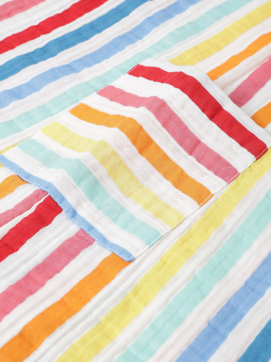 Striped Sleeveless Dress with Peter Pan Collar