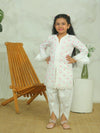 Girls White Long Sleeve Kids Set