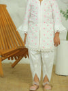 Girls White Long Sleeve Kids Set