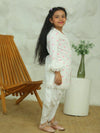 Girls White Long Sleeve Kids Set