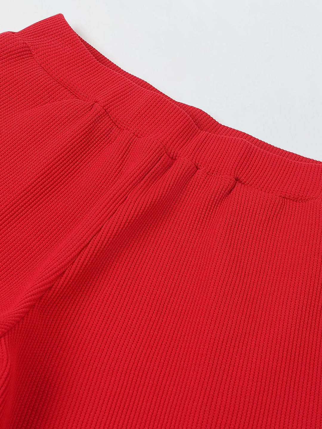 Boys Red Half Sleeves T-Shirt and Shorts Lycra Set