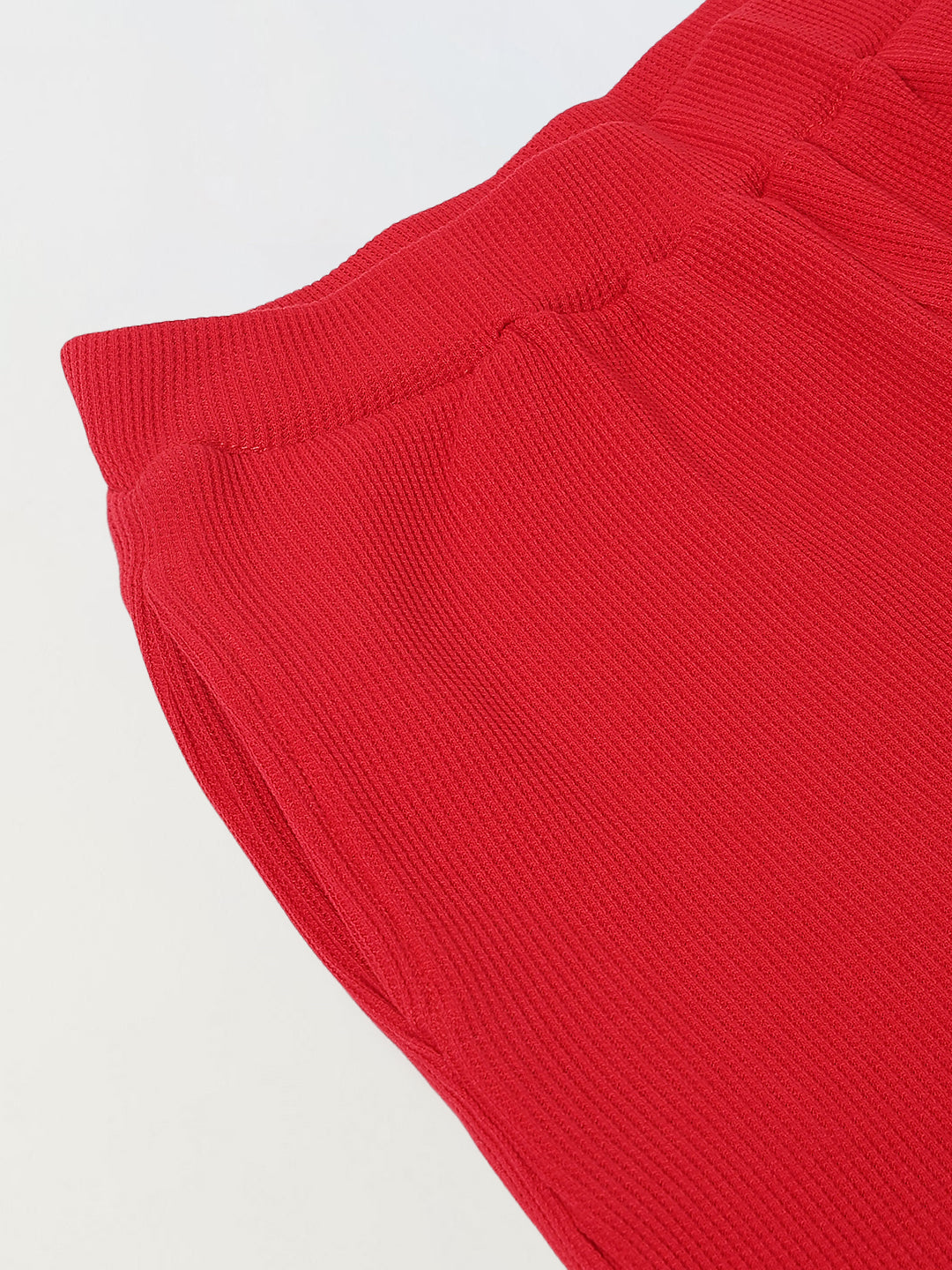 Boys Red Half Sleeves T-Shirt and Shorts Lycra Set