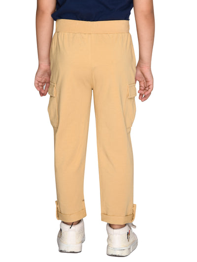 Combo of 2 Beige & Orange Jogger Boys for Ultimate Comfort