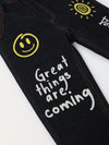 Spunkies Boys Graphic Print Denim Pant
