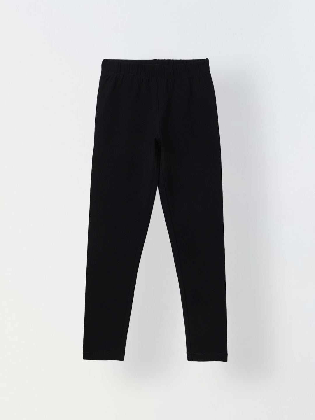 Girls Black body fit leggings