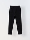 Girls Black body fit leggings