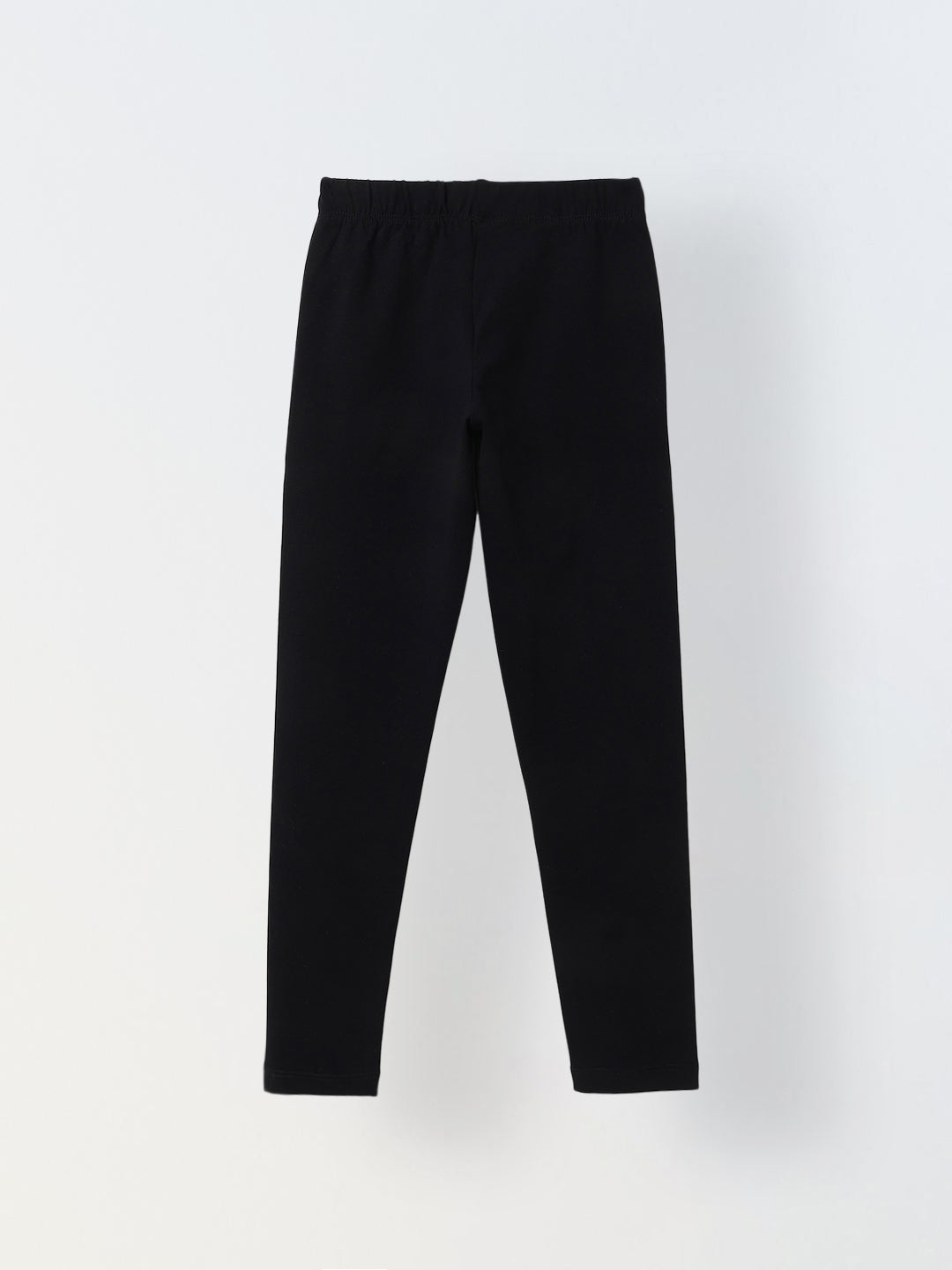 Girls Black body fit leggings