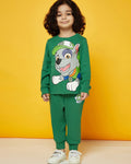 Boys Cotton Green Paw Patrol Night Wear Set