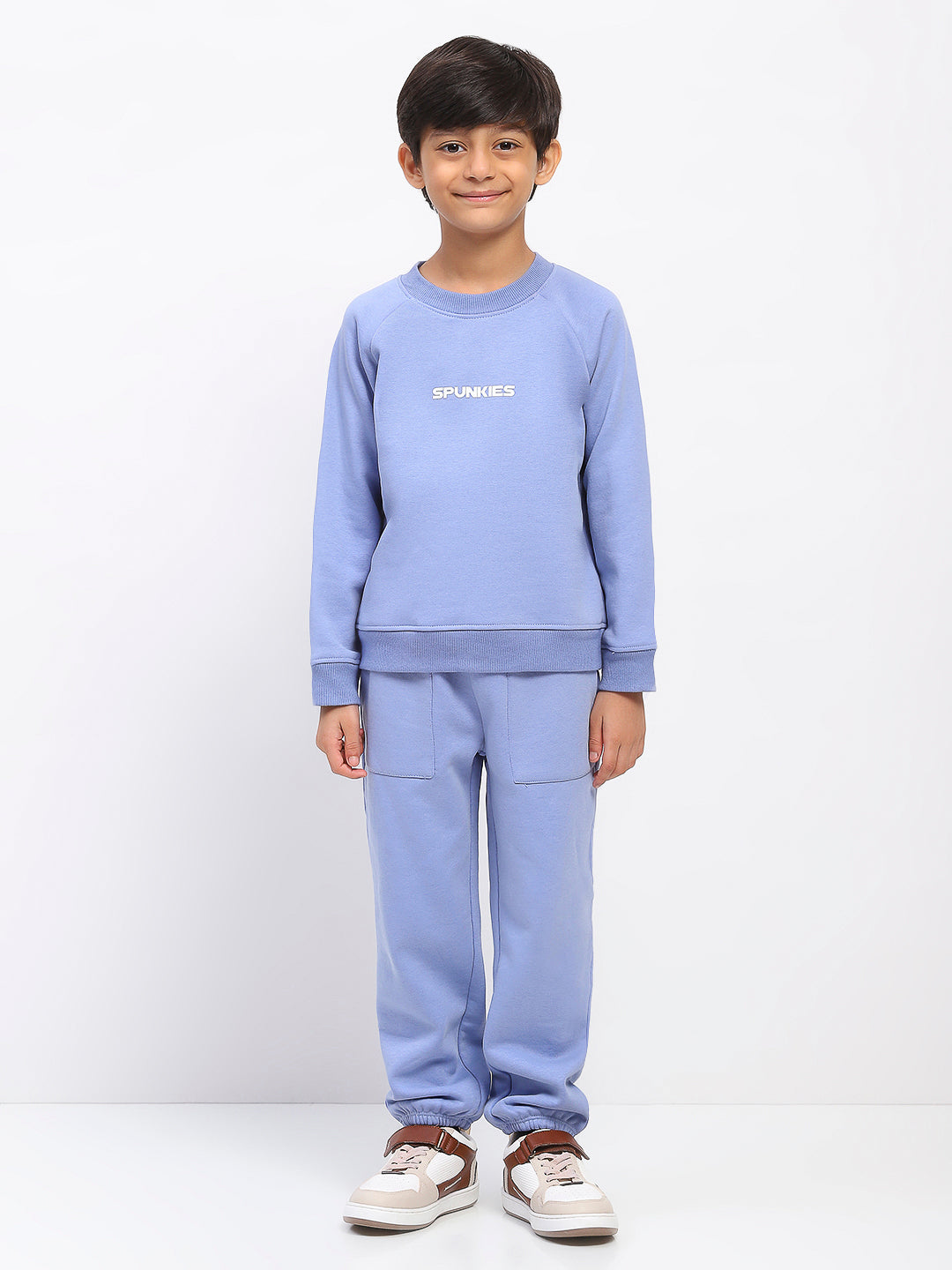 Boys Blue Long Sleeve Sweatshirt Set