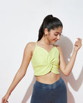 Girls Ribbed Tie Knit Top