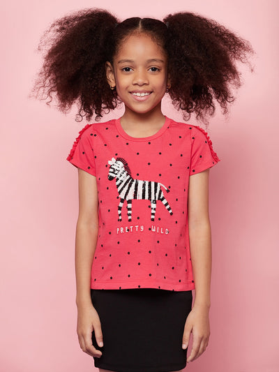 Kid Girl All Over Printed Top