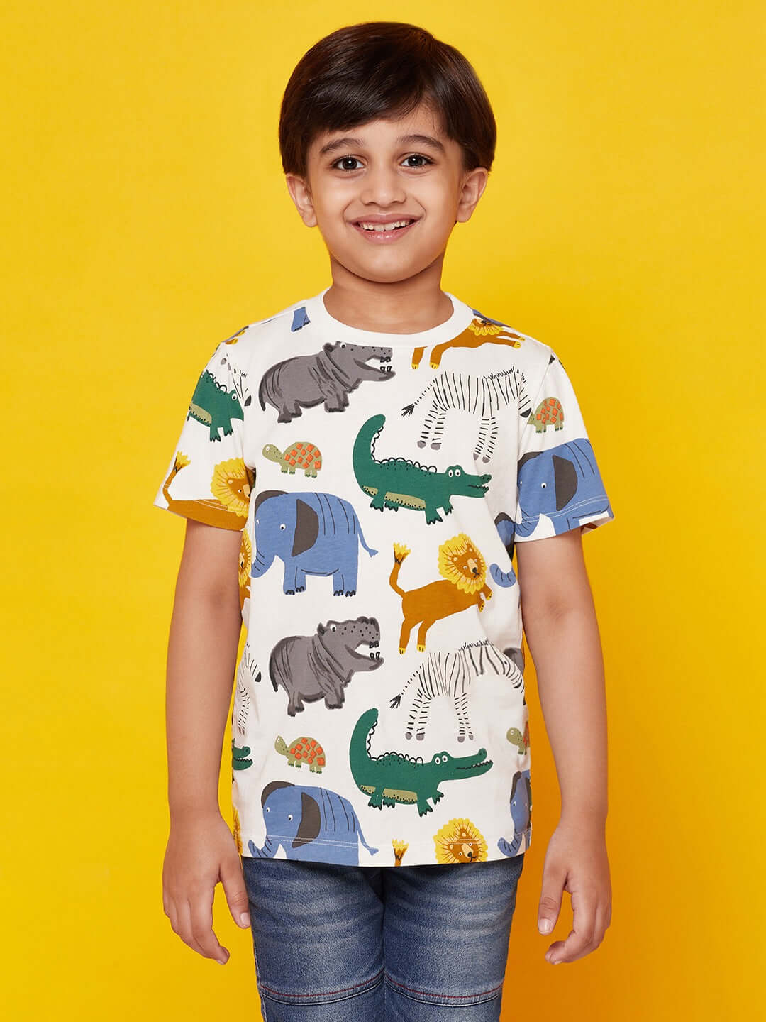 Sponkies Mr Safari Stylish Tshirt For Boys – Spunkies