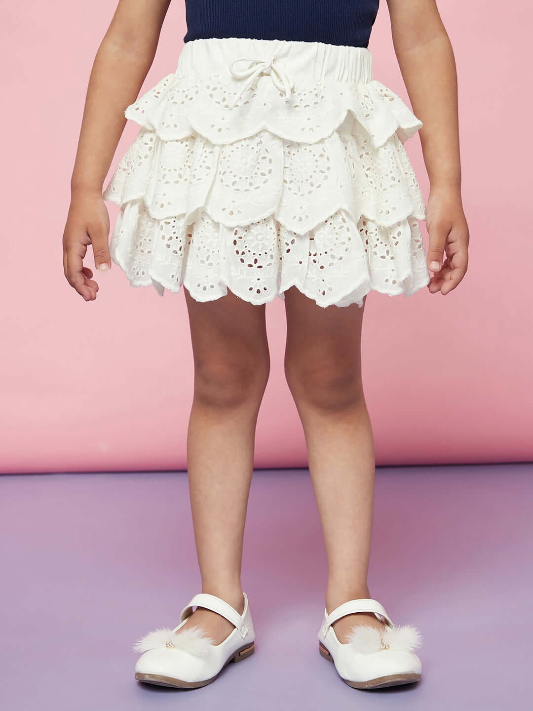 Schiffli Frill Skirt
