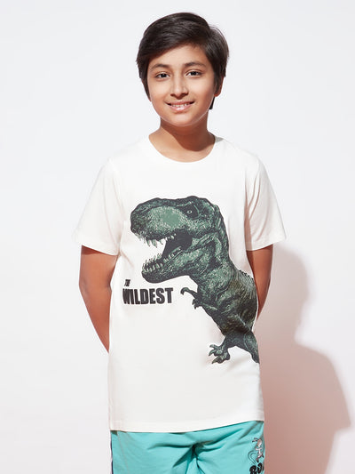 Dino High Tshirt For Boys