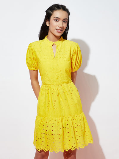 Miss Bright Embroidery Dress