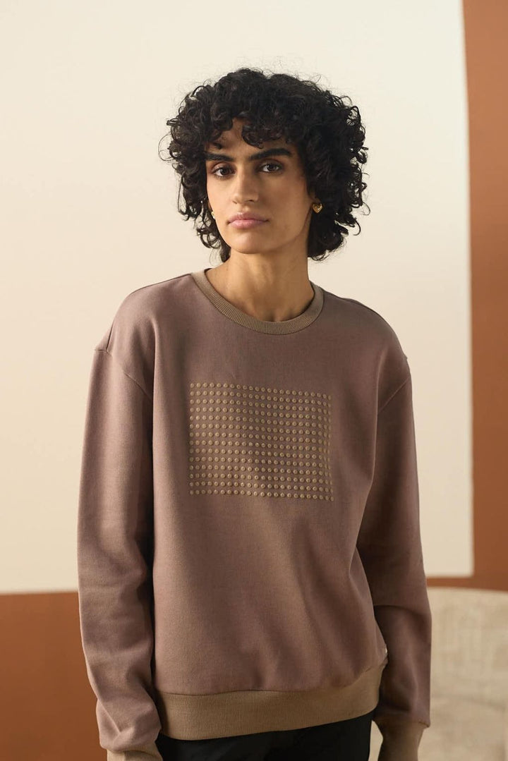 Dot Grid Sweatshirt