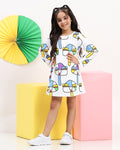 White Printed Play Dress
