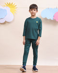 Unisex Olive Co-Ord Set for Kids