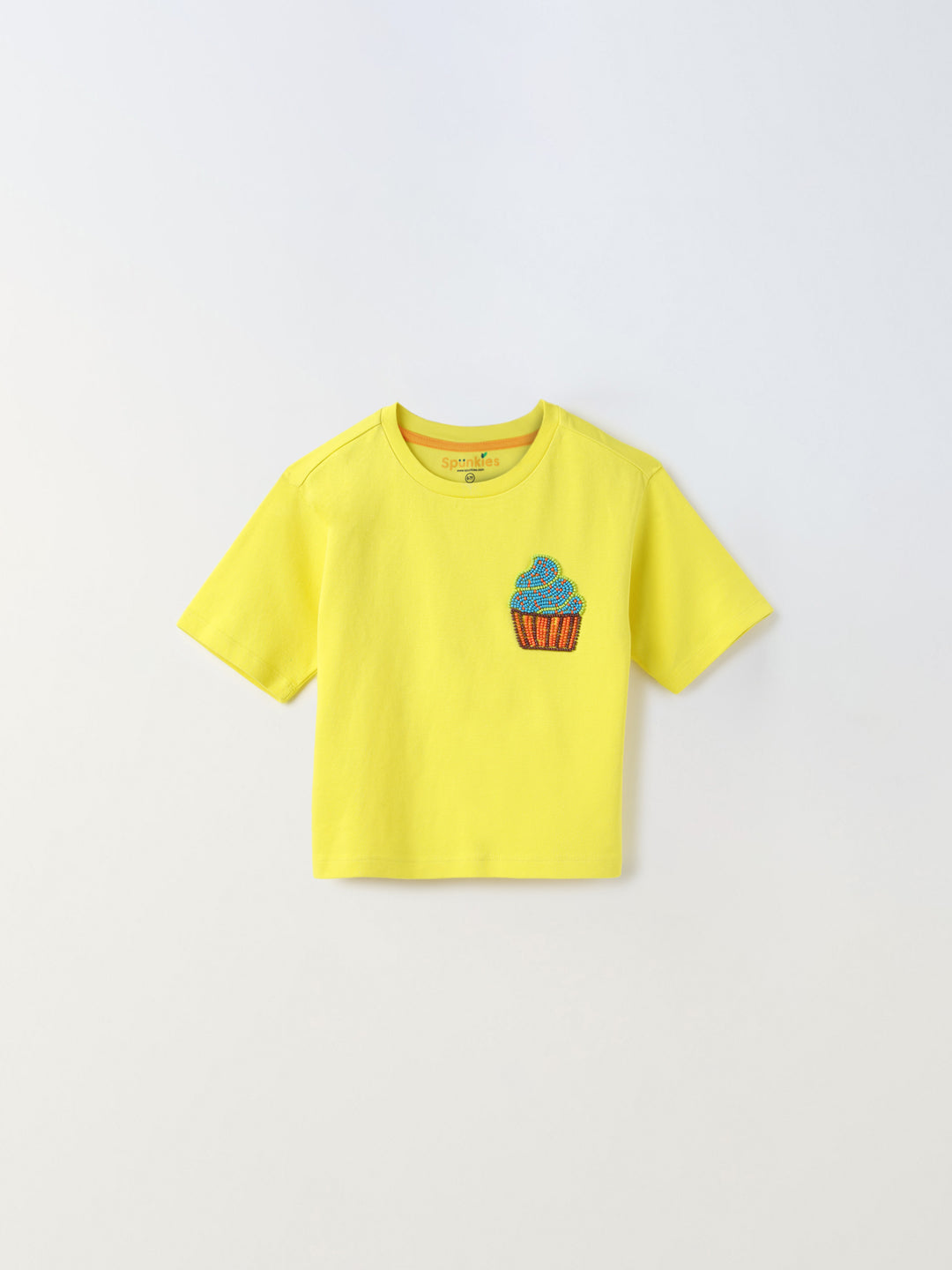 Muffin Embroidered Girls Top