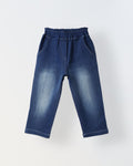 Spunkies Blue Embroidered Denim Pants