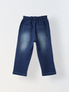 Spunkies Blue Embroidered Denim Pants