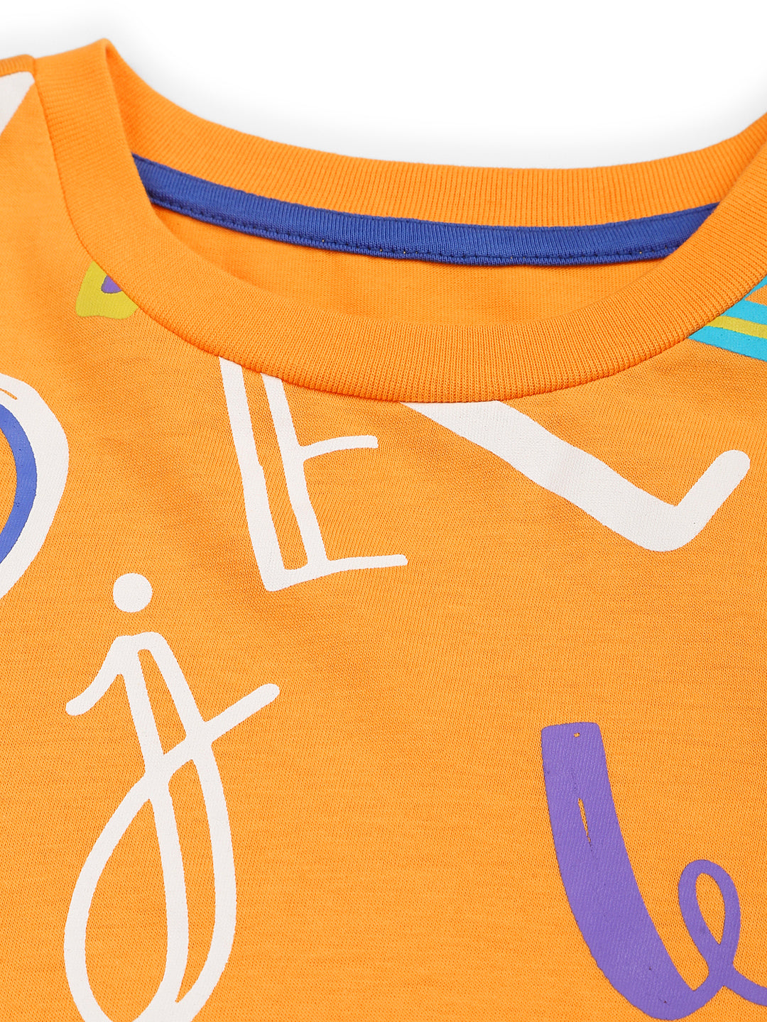 Cute typography printed boys set