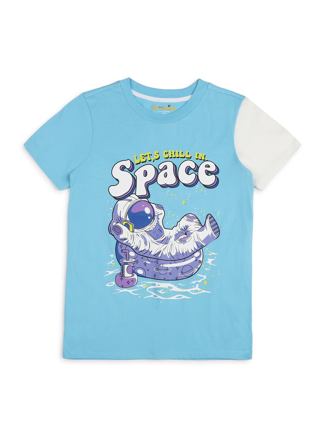 Fancy casual space-printed boys sets