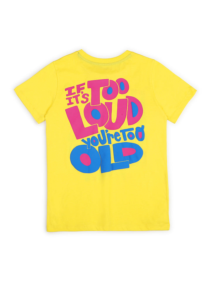 Funky Yellow Colour Splash Sets For Unisex