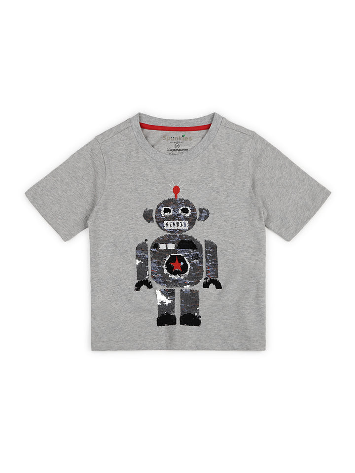 Jazzy Heather Grey Boys Jersey Boys Sets