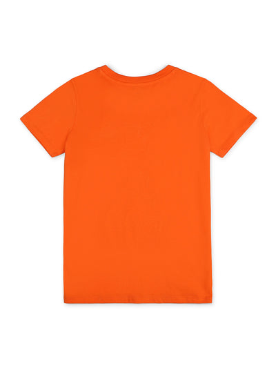 Funky orange space-themed boys sets