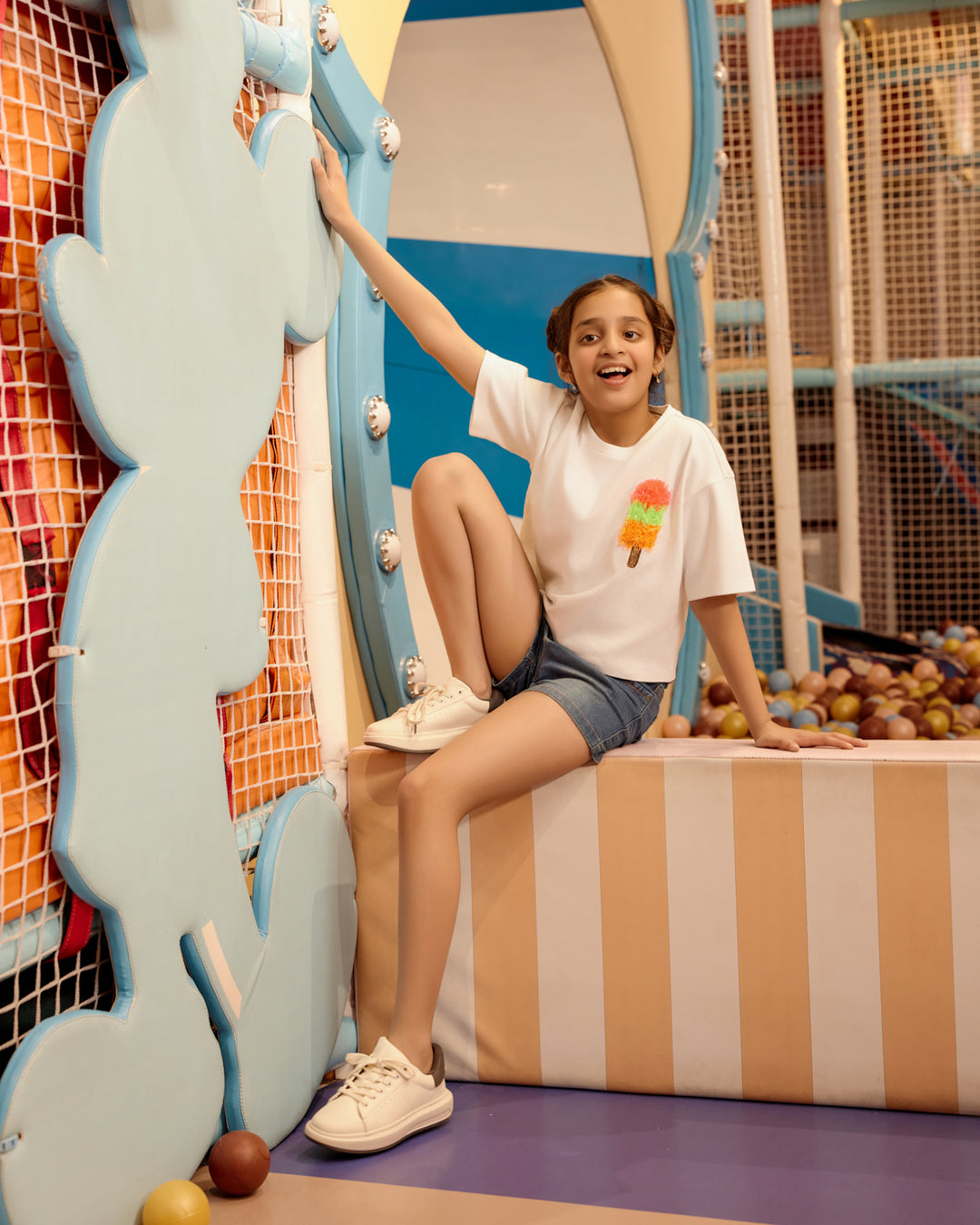 Everyday IceCream Embroidered Top