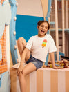 Everyday IceCream Embroidered Top