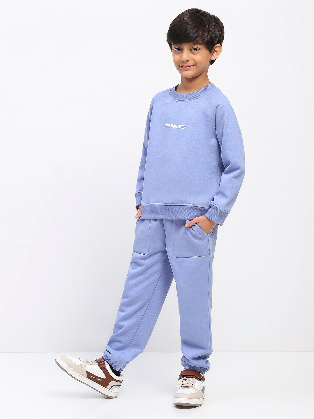 Boys Blue Long Sleeve Sweatshirt Set