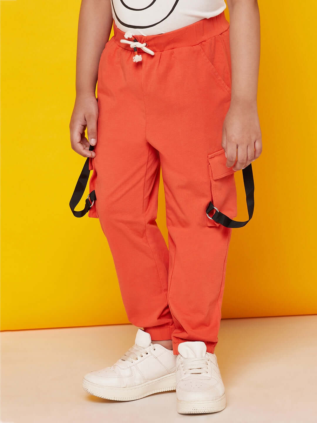 The Zenia Joggers -Orange