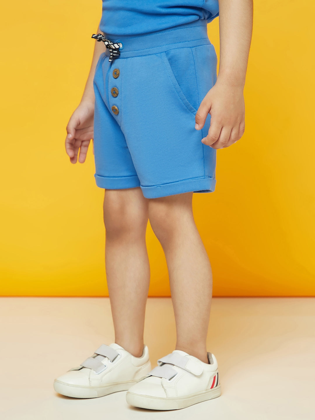 Cotton Terry Shorts For Boys