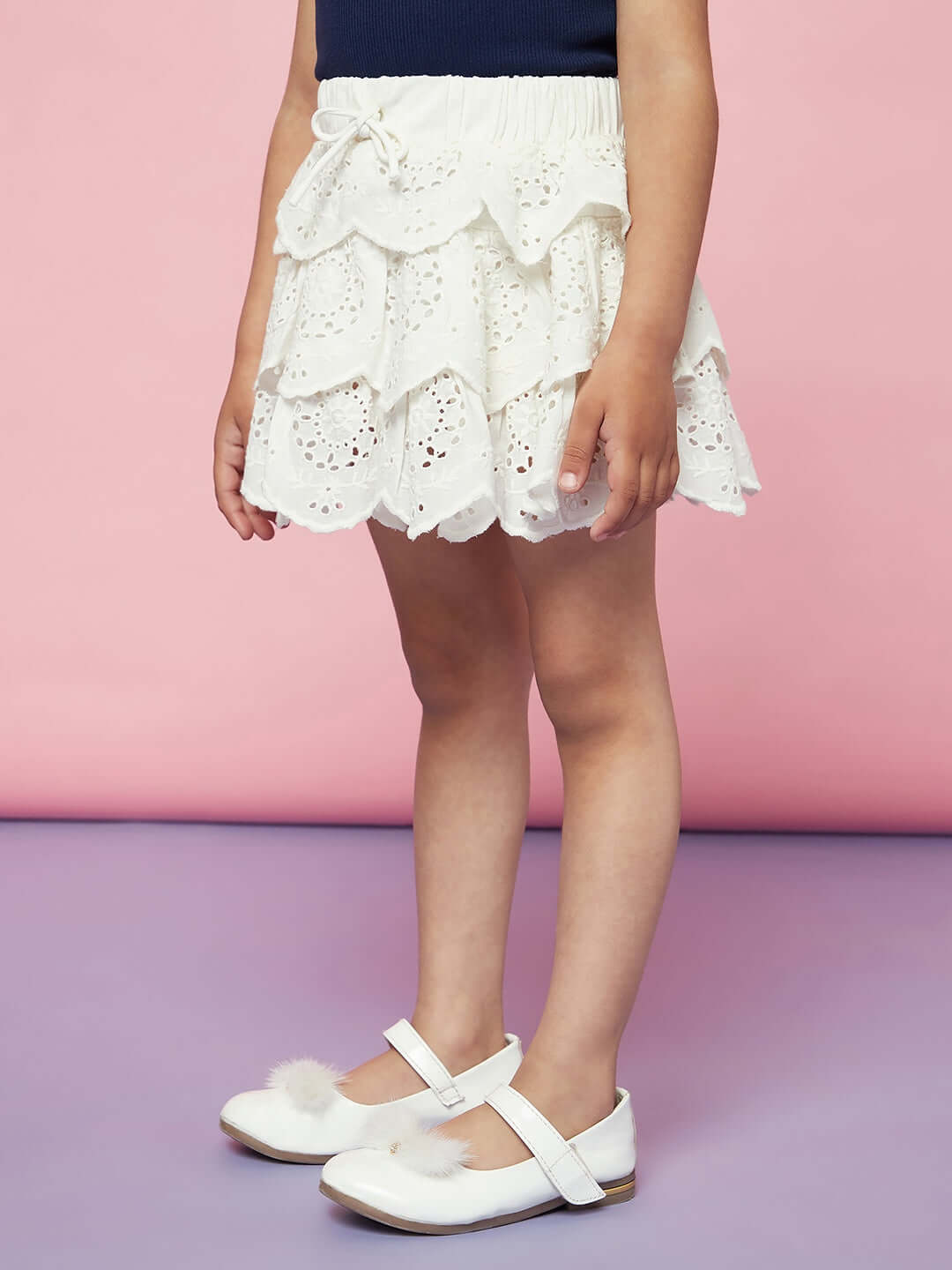 Schiffli Frill Skirt
