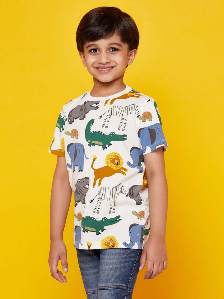 Mr Safari Stylish Tshirt For Boys