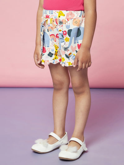 Floral Mania Cute Shorts For Girls