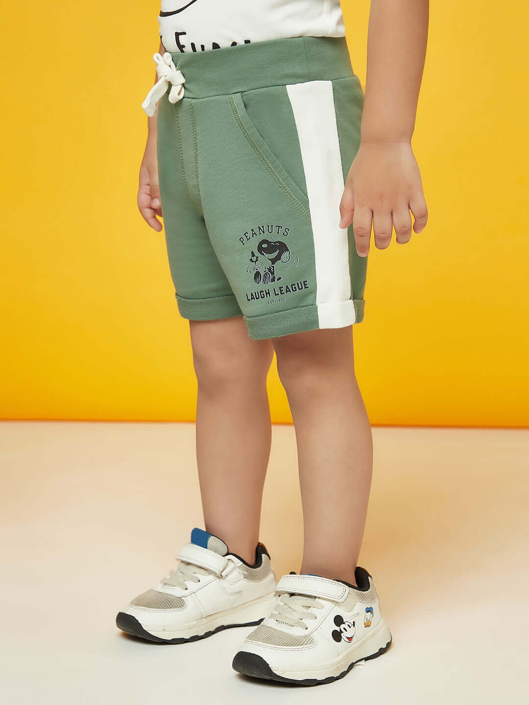 Peanuts Kid Boys Olive Short