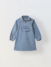 Girls Denim Oversized Tunic