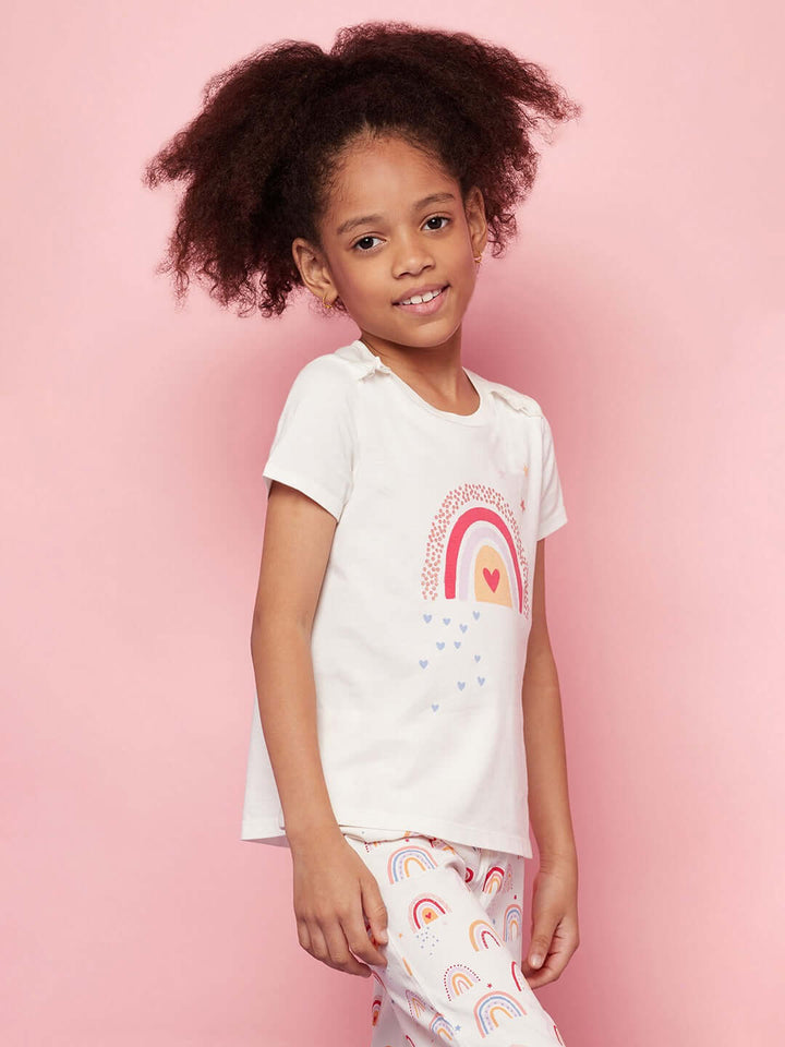 Rainbow Kid Girls Nightwear Suit Set