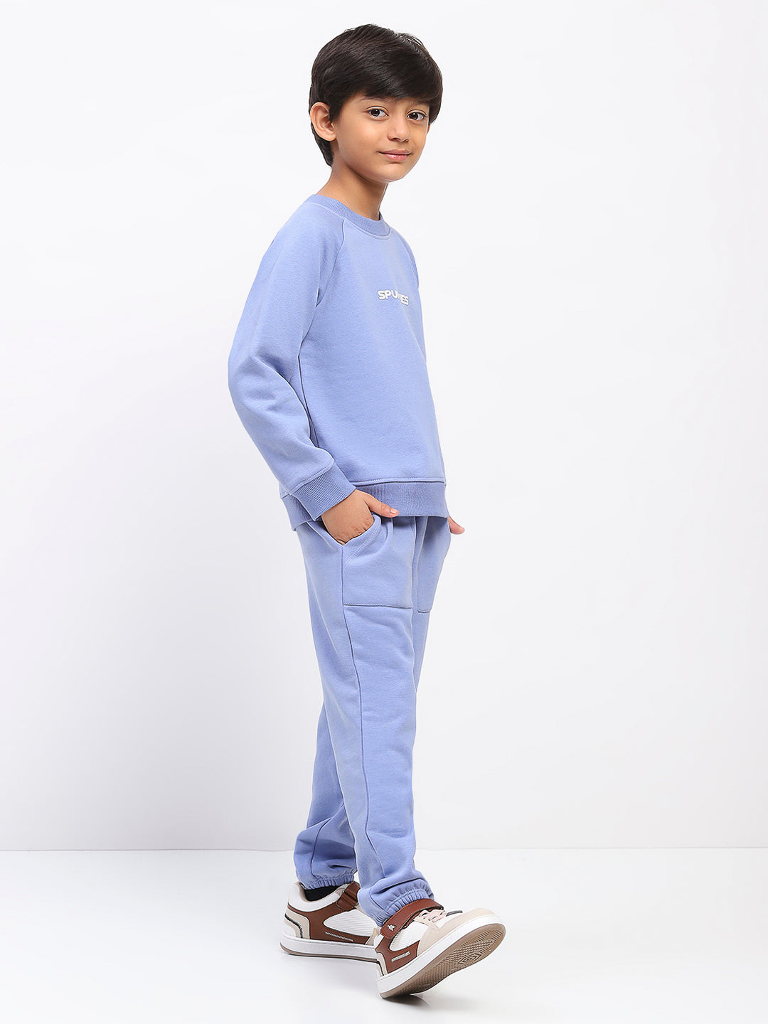 Boys Blue Long Sleeve Sweatshirt Set