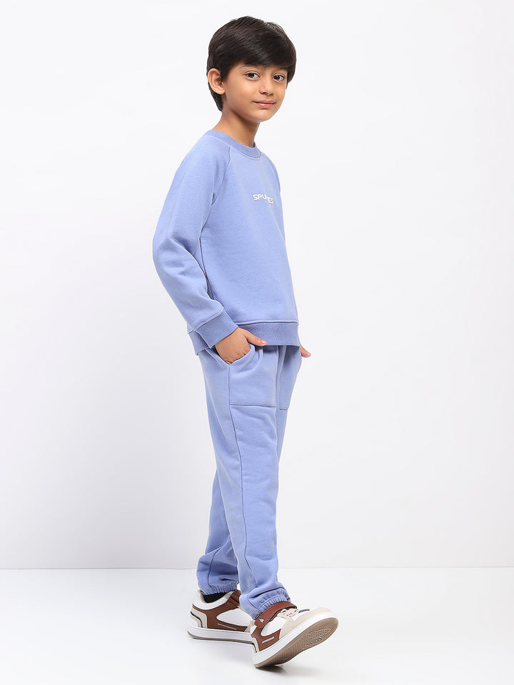Boys Blue Long Sleeve Sweatshirt Set