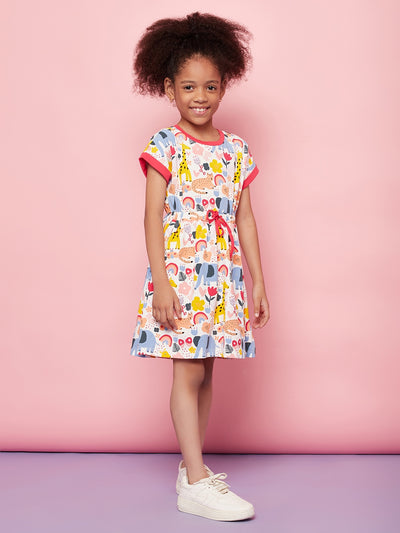 Kid Girl Print Dress