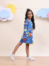 Blue AOP Play Dress
