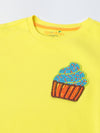 Muffin Embroidered Girls Top