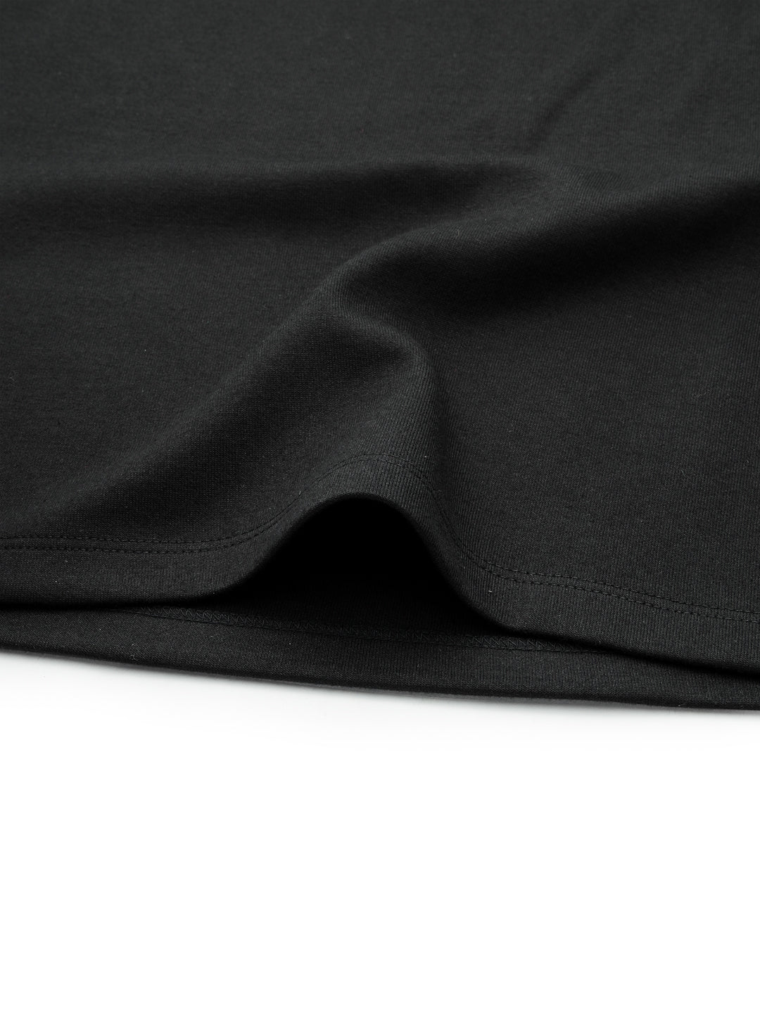 Solid half-sleeved 100% cotton Slub top